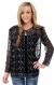 Main image of Sheer Jacket With Floral Design